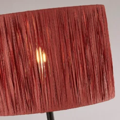 Raffia Floor Lamp - Pink & Black 9 Raffia Floor Lamp - Pink & Black -Home Lighting 13525817 1584956834985629