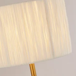 Raffia Table Lamp - White & Gold -Home Lighting 13525827 8194956834988512
