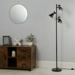 Balham 3 Light Floor Lamp - Black & Brass 9 Balham 3 Light Floor Lamp - Black & Brass -Home Lighting 13525828 1185042072854014