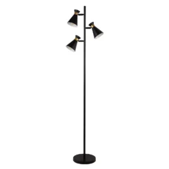 Balham 3 Light Floor Lamp - Black & Brass 10 Balham 3 Light Floor Lamp - Black & Brass -Home Lighting 13525828 1995042072910660