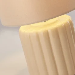 Phoebe Ceramic Table Lamp - Cream 8 Phoebe Ceramic Table Lamp - Cream -Home Lighting 13525837 1244962282410850