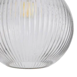 Hannah Ribbed Glass Easy Fit Shade -Home Lighting 13529607 3224945397070309
