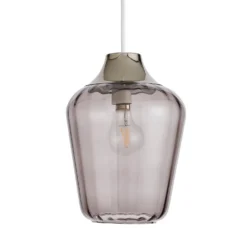 Adore Glass Easy Fit Shade - Smoked -Home Lighting 13529624 4394945397038647