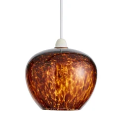 Tortoise Shell Glass Easy Fit Shade -Home Lighting 13529626 6754945396599057