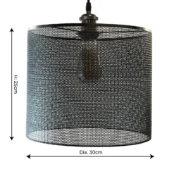 Amina Easy Fit Shade - Black 19 Amina Easy Fit Shade - Black -Home Lighting 13695772 1684959108973344