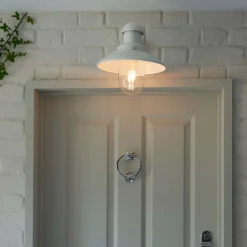 Hereford Outdoor Wall Light - White -Home Lighting 13794244 1004957104432615