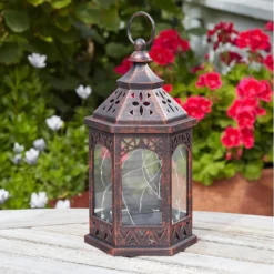 Firefly Moroccan Bronze Lantern -Home Lighting 13836358 1234982505840090