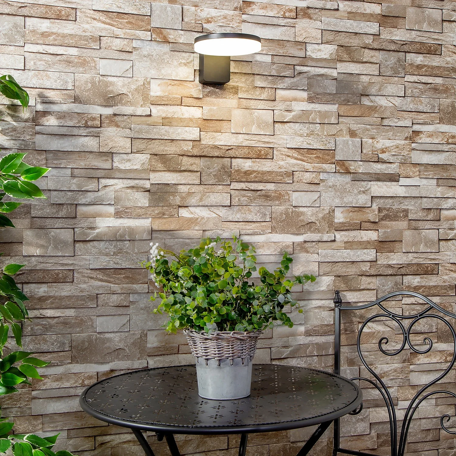 Corte 12w Outdoor LED Wall Light (IP65) - Black 1 Corte 12w Outdoor LED Wall Light (IP65) - Black