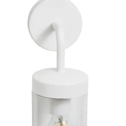Kew Curved Arm E27 Outdoor Wall Light - Ivory -Home Lighting 13924366 6684980108624636