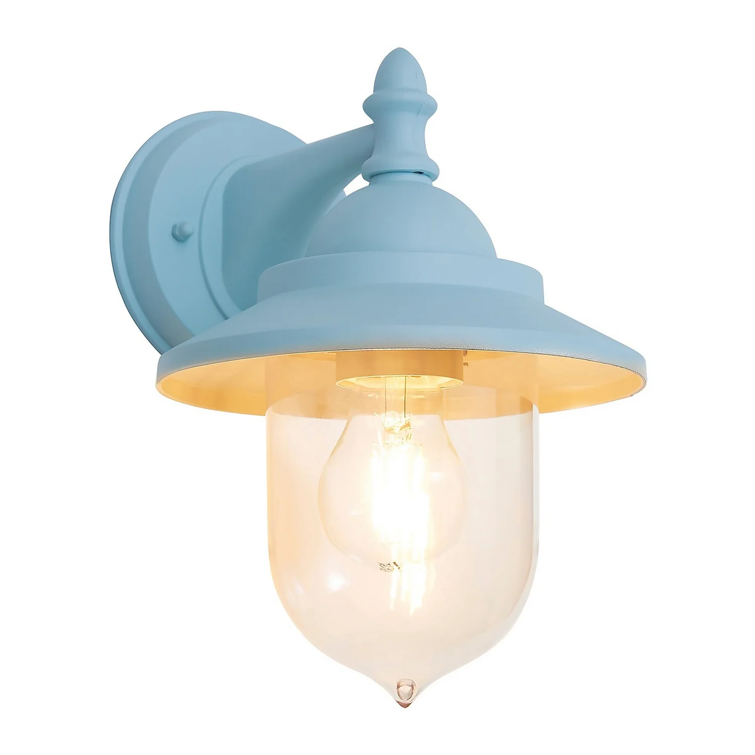 Leek Mini Fisherman's Outdoor Lantern - Pale Blue 2 Leek Mini Fisherman's Outdoor Lantern - Pale Blue - Image 2