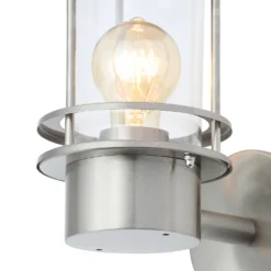 Leonis Miners Style Outdoor Wall Lantern - Stainless Steel 8 Leonis Miners Style Outdoor Wall Lantern - Stainless Steel -Home Lighting 13924375 1724980108106233