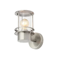 Leonis Miners Style Outdoor Wall Lantern - Stainless Steel 7 Leonis Miners Style Outdoor Wall Lantern - Stainless Steel -Home Lighting 13924375 8234980107987922