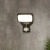 Lynn LED Outdoor Floodlight With PIR Sensor (IP65) - Dark Grey