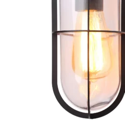 Woking Caged Outdoor Wall Light - Black -Home Lighting 13924385 1915008939329276