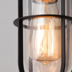 Woking Caged Outdoor Wall Light - Black -Home Lighting 13924385 1955008939285428