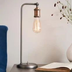 Henrik Table Lamp - Pewter
