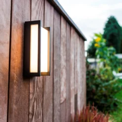 Lutec Qubo LED Rectangle Outdoor Wall Light - Anthracite 7 Lutec Qubo LED Rectangle Outdoor Wall Light - Anthracite -Home Lighting 13950212 1964993052280360