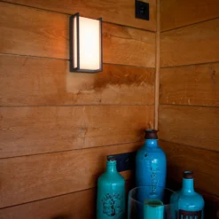 Lutec Qubo RGB LED Outdoor Wall Light With Lutec Connect Technology - Anthracite -Home Lighting 13950214 4834993071482133