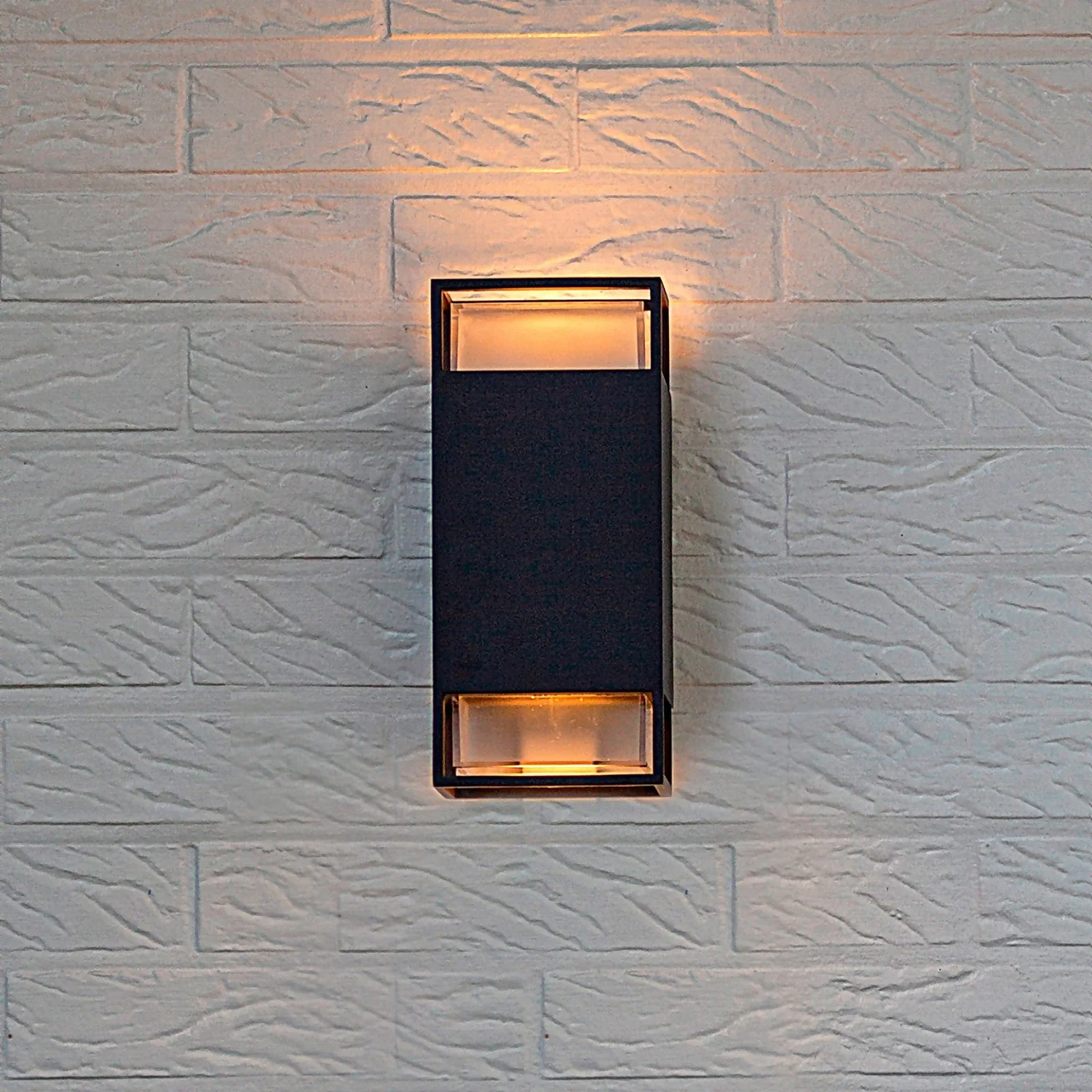Lutec Ridge 2x GU10 Outdoor Wall Light - Anthracite 1 Lutec Ridge 2x GU10 Outdoor Wall Light - Anthracite