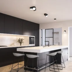 Lutec Stanos LED Indoor Ceiling Light With Lutec Connect Technology - Black - IP20 6 Lutec Stanos LED Indoor Ceiling Light With Lutec Connect Technology - Black - IP20 -Home Lighting 13950224 1454993071697698