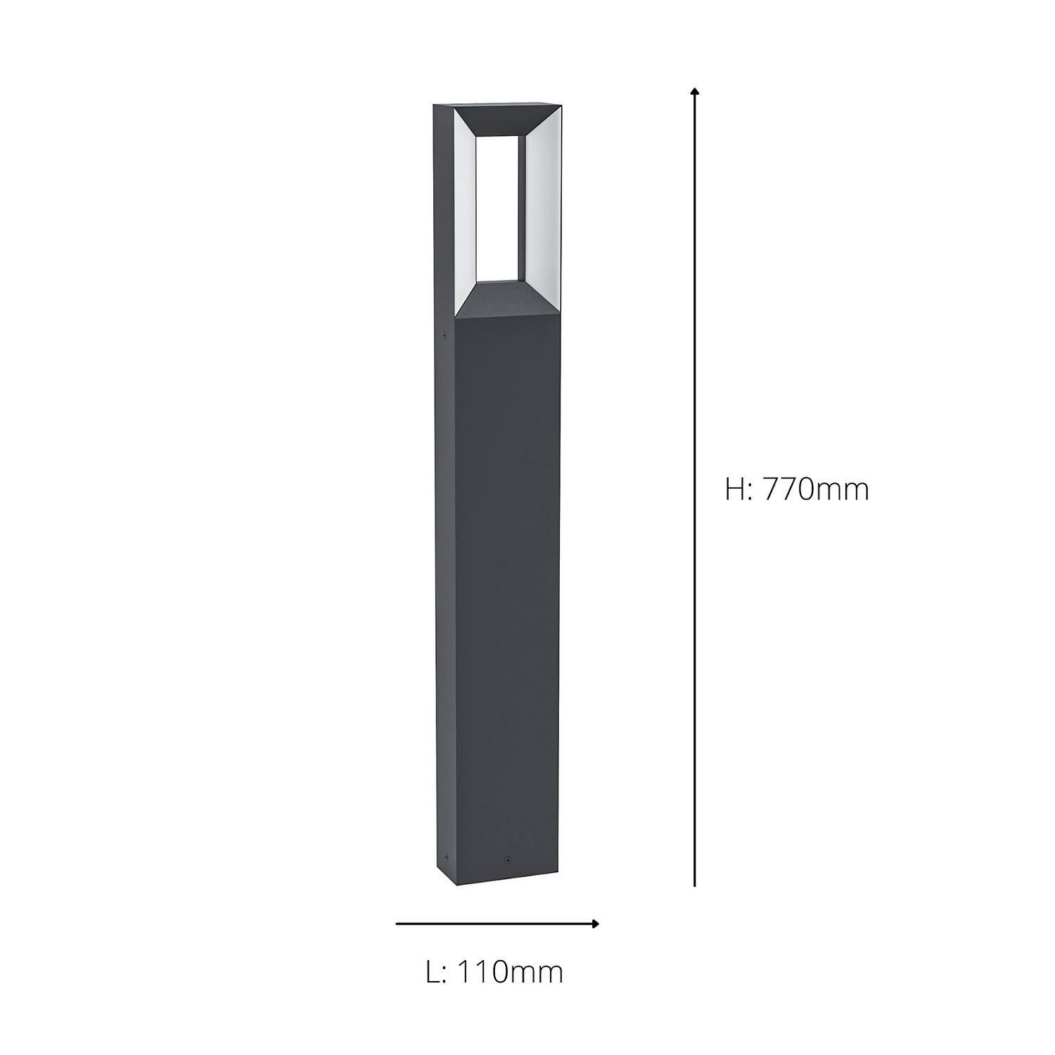 Eglo Riforano Outdoor LED Bollard Light 4 Eglo Riforano Outdoor LED Bollard Light - Image 4