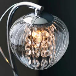 Clashmore Table Lamp - Chrome Effect -Home Lighting 14301800 7585038440118038
