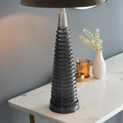 Fearn Table Lamp - Charcoal -Home Lighting 14301810 1195038438165707