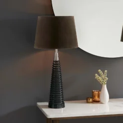 Fearn Table Lamp - Charcoal -Home Lighting 14301810 8765038437934269