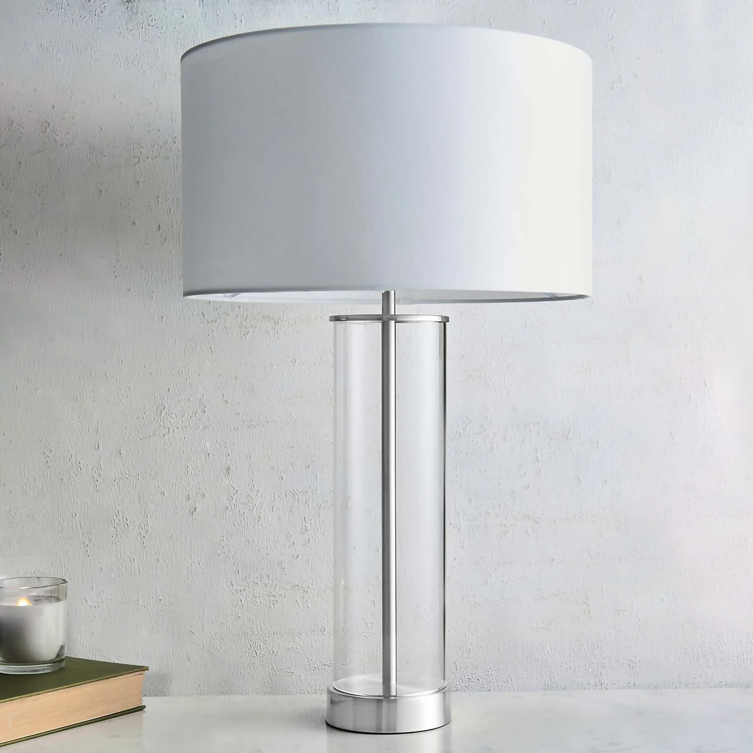 Gills Table Lamp - Nickel Effect 3 Gills Table Lamp - Nickel Effect - Image 3