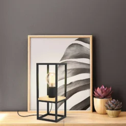 Eglo Libertad Table Lamp - Black -Home Lighting 14302960 1435038223862036