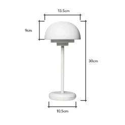 LED Rechargeable Table Lamp - White 17 LED Rechargeable Table Lamp - White -Home Lighting 14844211 1635059930805592