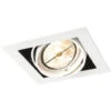 Recessed Spotlight White Square Adjustable 1-light - Oneon 111-1