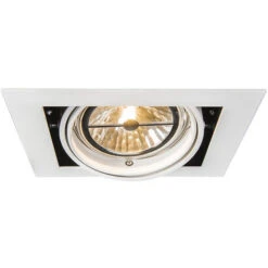 Recessed Spotlight White Square Adjustable 1-light - Oneon 111-1 -Home Lighting 18124616 4