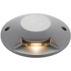 LED Recessed Floor Light 'Jeffrey' (modern) In Silver Made Of Aluminium (1 Light Source,) From Lucande Outdoor Recessed Floor Light