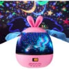 Star Projector Night Light For Kids, Baby Projector Lamp For Bedroom, Rotating Starry Sky Projector, Birthday Christmas Gifts For Boys Girls Kids, Pink