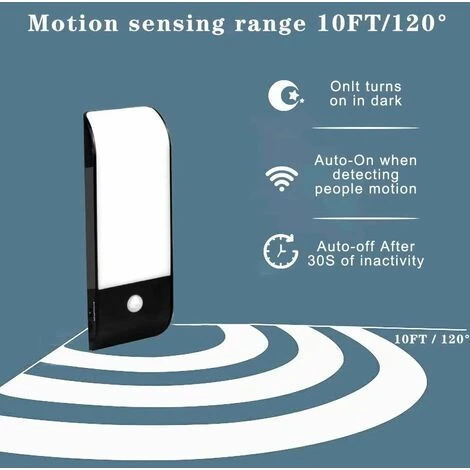 2 Pack Automatic Lamp, Motion Sensor Light, Closet Lamp, Closet Lamp, Charge-Powered LED Night Light, Automatic, Staircase, Cabinet Ect SOEKAVIA 2 2 Pack Automatic Lamp, Motion Sensor Light, Closet Lamp, Closet Lamp, Charge-Powered LED Night Light, Automatic, Staircase, Cabinet Ect SOEKAVIA - Image 2