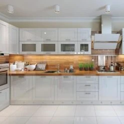 Set Of 10 - 45mm Stainless Steel IP67 Warm White LED Plinth Decking Kit -Home Lighting 43987360 5