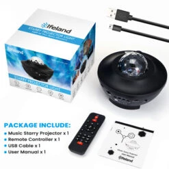 LED Galaxy Projector Night Light Star Party Lamp Starry Wave Speaker Lights 7 LED Galaxy Projector Night Light Star Party Lamp Starry Wave Speaker Lights -Home Lighting 46251930 3