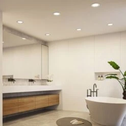 Spotlight Recessed 'Cadance' Dimmable (modern) In Silver Made Of Aluminium For E.g. Bathroom (1 Light Source,) From PRIOS Spotlight, Recessed Light, Ceiling Light, Wall Light -Home Lighting 51386894 4