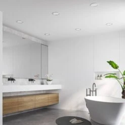 Spotlight Recessed 'Cadance' Dimmable (modern) In Silver Made Of Aluminium For E.g. Bathroom (1 Light Source,) From PRIOS Spotlight, Recessed Light, Ceiling Light, Wall Light -Home Lighting 51386894 5