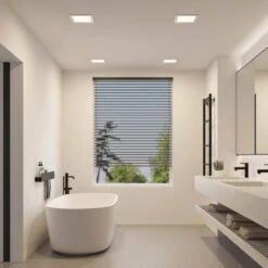 Spotlight Recessed 'Helina' Dimmable (modern) In Silver Made Of Aluminium For E.g. Bathroom (1 Light Source,) From PRIOS Spotlight, Recessed Light, Ceiling Light, Wall Light -Home Lighting 51386947 3