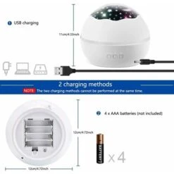 Rotating Stars Projector Night Light For Kids, Fun Toys For 2 3 4 5 6 Years Old Boys Girls, Children's Day Gift For Baby Boys/Girls, Sleep Helper, Soothing Light Infant Bedroom Ceiling (White) 9 Rotating Stars Projector Night Light For Kids, Fun Toys For 2 3 4 5 6 Years Old Boys Girls, Children's Day Gift For Baby Boys/Girls, Sleep Helper, Soothing Light Infant Bedroom Ceiling (White) -Home Lighting 55864141 5