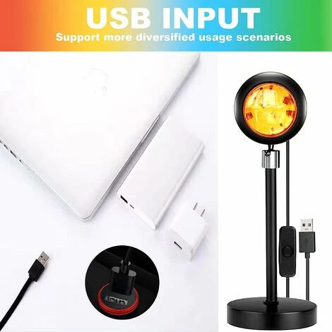 Sunset Lamp, Home Decor Projector Light With 16 Colors 4 Modes, Color Changing Lamp Sunlight Project 5 Sunset Lamp, Home Decor Projector Light With 16 Colors 4 Modes, Color Changing Lamp Sunlight Project - Image 5