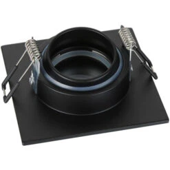 Spa Cali Square Tiltable Downlight Matt Black -Home Lighting 61069642 5