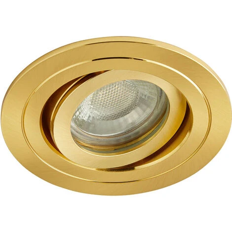 Spa Cali Tiltable Downlight Satin Brass 1 Spa Cali Tiltable Downlight Satin Brass