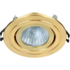 Spa Cali Tiltable Downlight Satin Brass 7 Spa Cali Tiltable Downlight Satin Brass -Home Lighting 62890792 3