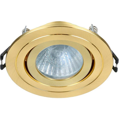 Spa Cali Tiltable Downlight Satin Brass 3 Spa Cali Tiltable Downlight Satin Brass - Image 3