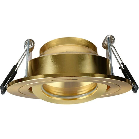 Spa Cali Tiltable Downlight Satin Brass 4 Spa Cali Tiltable Downlight Satin Brass - Image 4