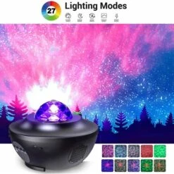 LED Starry Sky Lights, Baby Night Light, Rotating Night Light Projector -Home Lighting 68058137 3