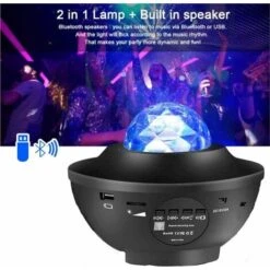 LED Starry Sky Lights, Baby Night Light, Rotating Night Light Projector -Home Lighting 68058137 4